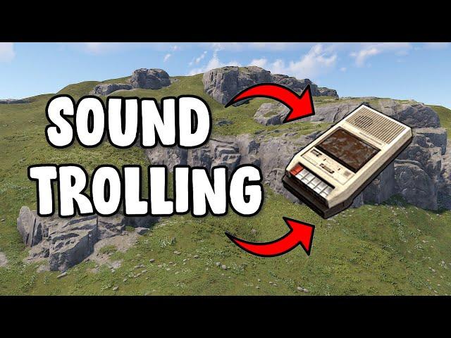 Trolling Salty Players With Sound - Rust
