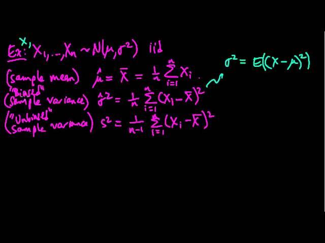 (ML 11.1) Estimators