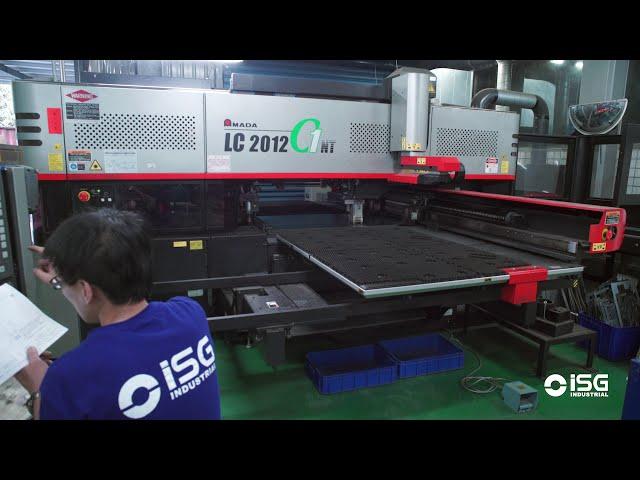 Amada Punch/Laser Combination Machine & High-Speed Servo-Electric Turret Punch Press - 4K video