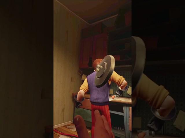 Mr. Peterson got ANGRY  #vr #helloneighbor #shorts