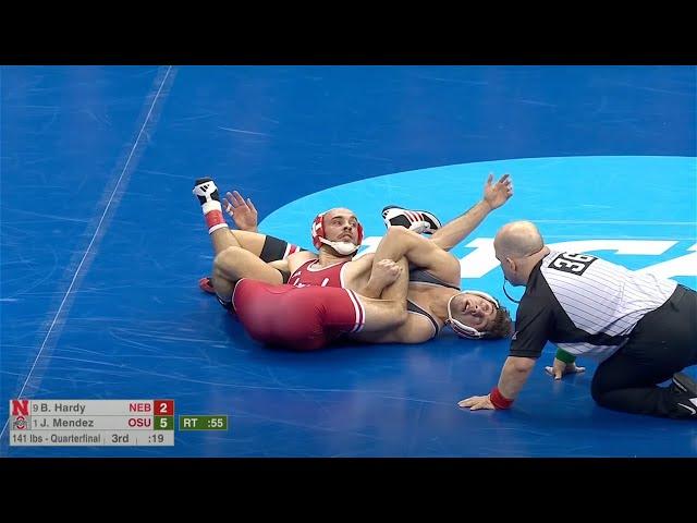 141lbs Jesse Mendez (Ohio State) vs Brock Hardy (Nebraska)