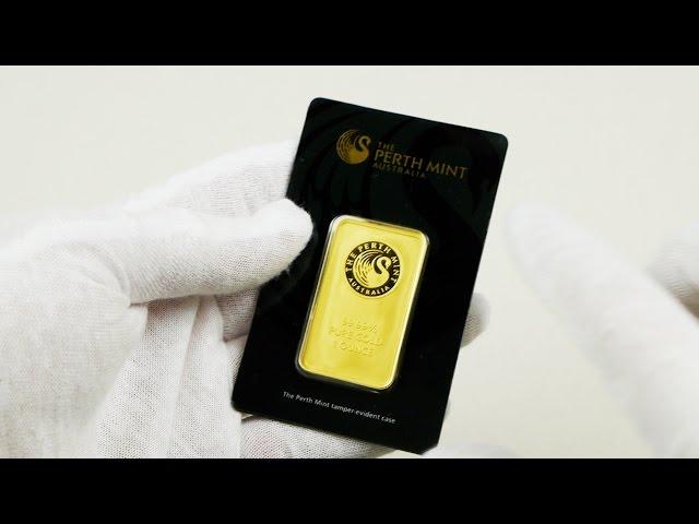 Australian Perth Mint 1 oz Gold Bar Unboxing!