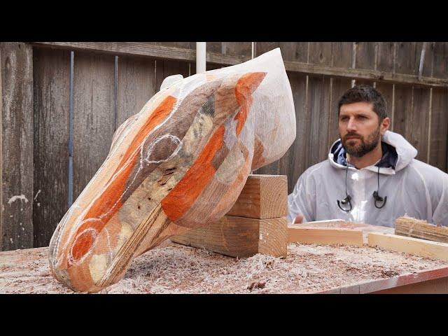 Epoxy + Wood + Chainsaw = 