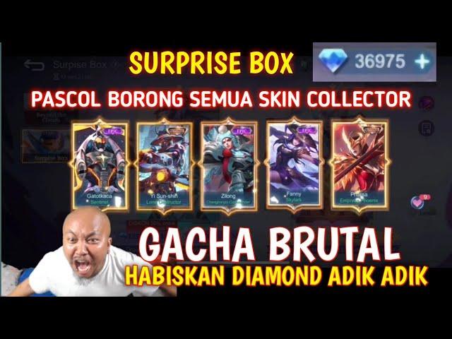 PASCOL GACHA SURPRISE BOX, BORONG SEMUA SKIN COLLECTOR.