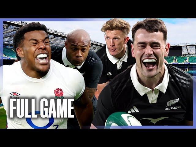 SECONDS To Go! A Game-changing penalty + late sin bin | All Blacks v England 2024 FULL MATCH