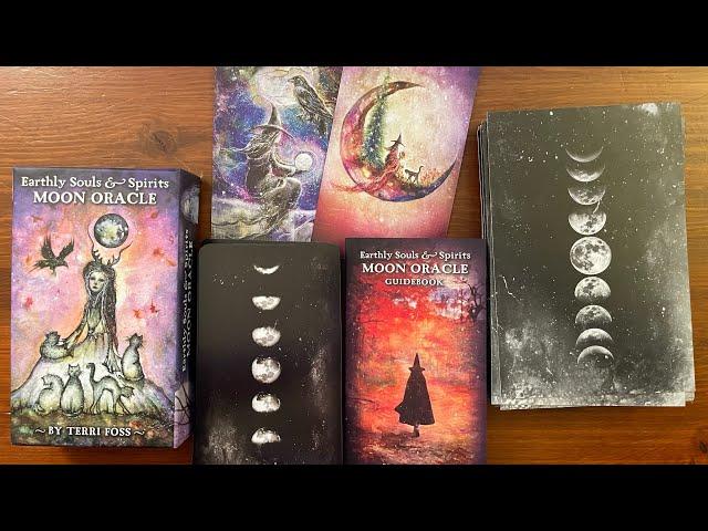 Earthy Souls  & Spirits Moon Oracle | Full Flip Thru & Side by Side Comparison with the 1st Version