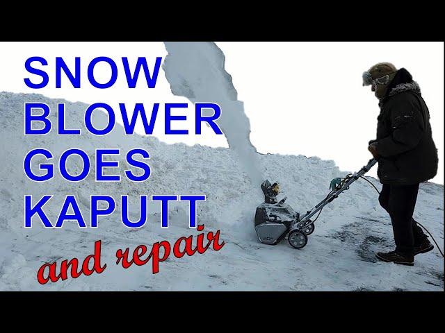 Electric Snow Thrower Repair