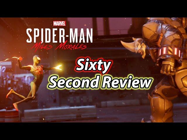 Spider-Man Miles Morales is More Great Webslinging | 60 Second Reviews