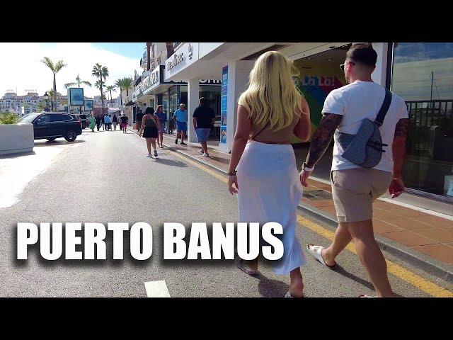 Puerto Banus Marbella Spain November 2023 Costa del Sol Málaga 4K