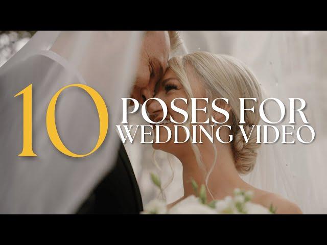 10 Easy Wedding Day Poses For Beautiful Wedding Films - Wedding Videography Tips