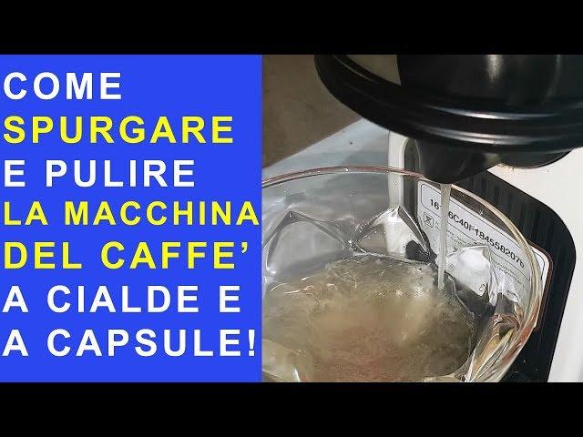 HOW TO BLEED, DECALCIFY AND CLEAN THE NESPRESSO ETC PODS AND CAPSULES COFFEE MACHINE