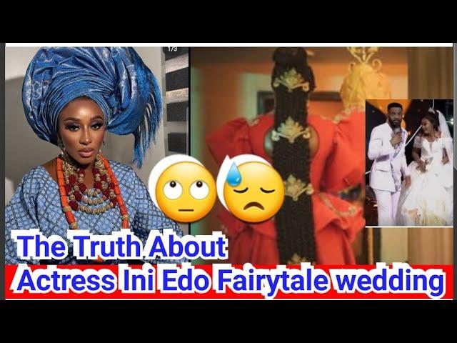 Actress Ini Edo revealed date of her lavish fairytale wedding + how she met her husband.