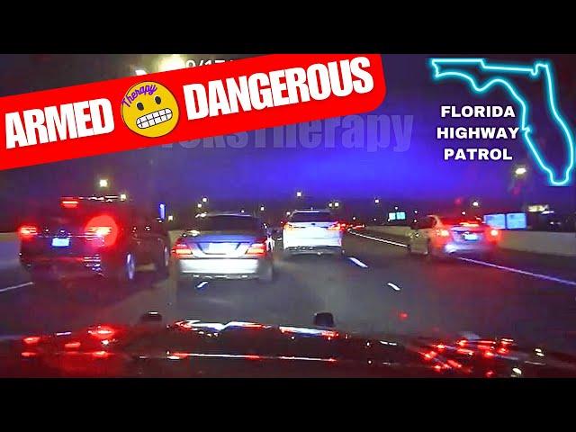 ARMED & DANGEROUS MERCEDES S550 Police Chase in Florida!