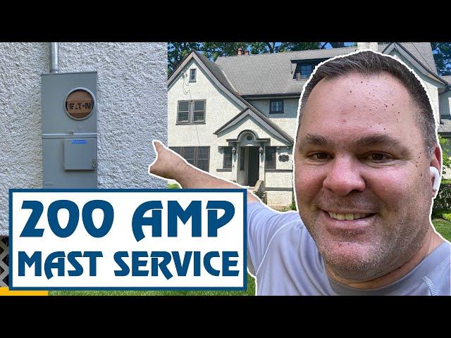 NEW 200 AMP MAST SERVICE | METER/ MAIN COMBINATION | PSEG