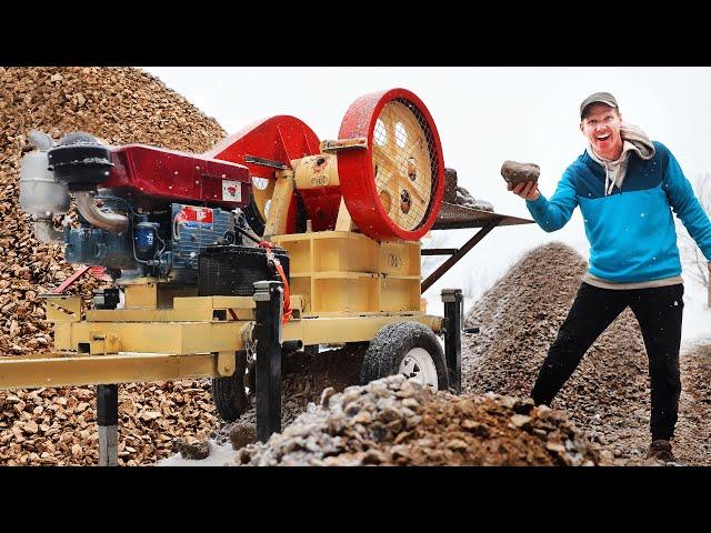 100 Tons of Gravel!! - Extreme Torturing Testing CHEAPEST $5,000 Chinese ROCK CRUSHER (on Alibaba)