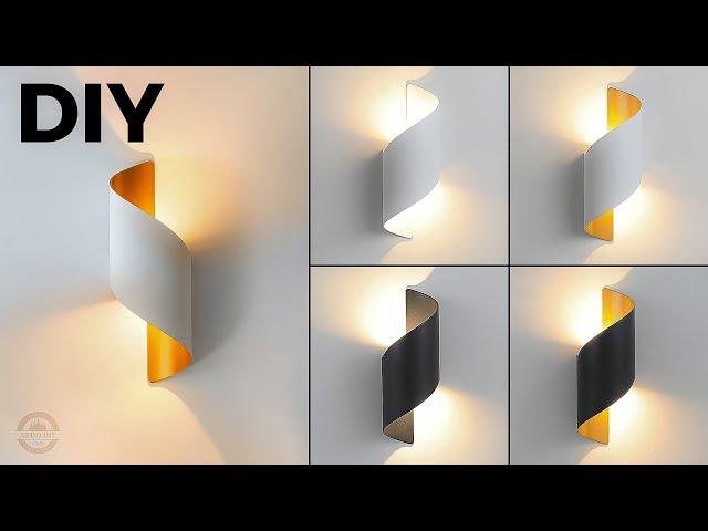 Home Decor Idea - DIY Sconces (wall light's)  From PVC Pipe