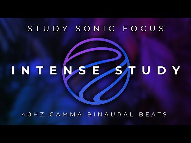 Intense Study 40Hz Gamma Brainwaves Binaural Beats for Increasing Productivity and Focus (Remaster)