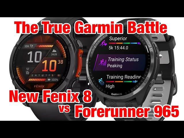 Not Enduro 3, It's Garmin Fenix 8 vs Forerunner 965! That is the question! Super Practical Review