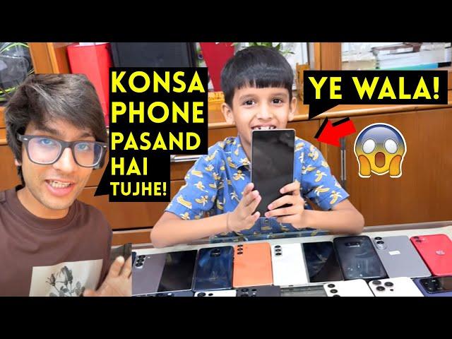 OMG! Sourav Joshi Shows His Family Phones  | Kunali Favorite Phone Inside 