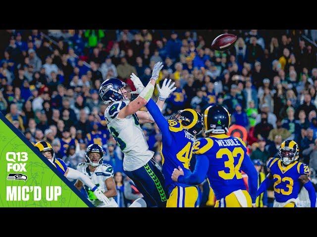 Jacob Hollister Mic'd Up Week 14 at Rams | 2019 Seahawks Saturday Night