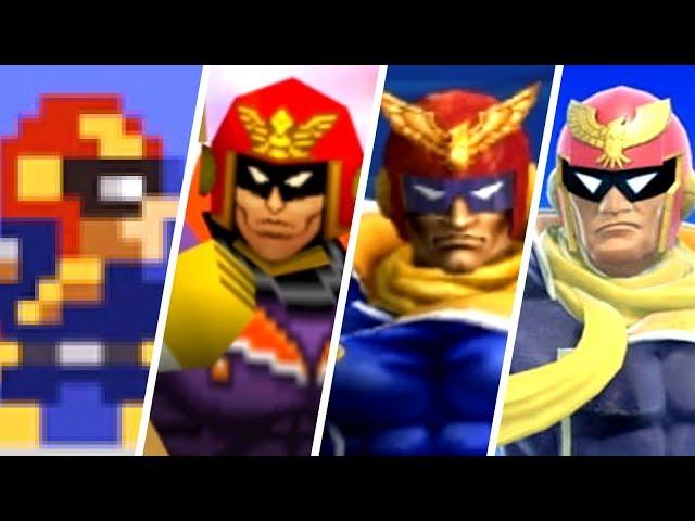 Evolution of Captain Falcon (1990 - 2024)