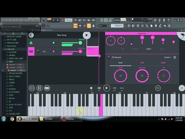 Free modified banjo real sound instrument in fl studio mobile by Soundwave production