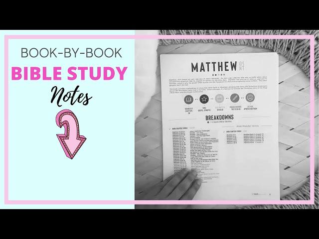 Bible Breakdowns: Book-By-Book Bible Study Notes