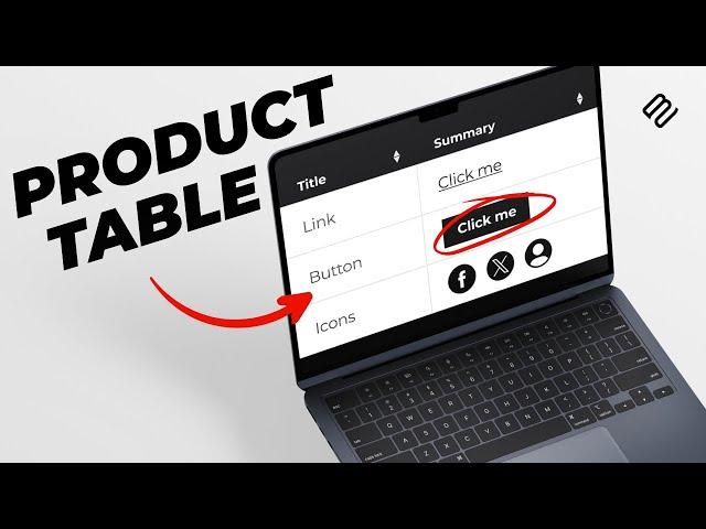 How to Add Links, Buttons & Icons in WooCommerce Product Table Plugin