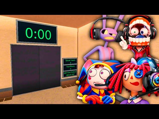 The Amazing Digital Circus Characters Play ELEVATOR in Roblox