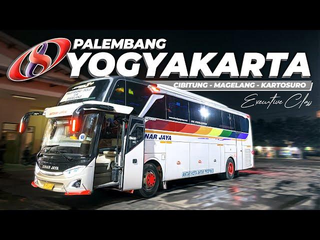 Mencoba Rute Terjauh & Terbarunya Bus Sinar Jaya! Palembang - Yogyakarta 1.000 KM