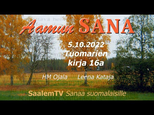 Aamun SANA 5.10.2022 livestriimi tallenne