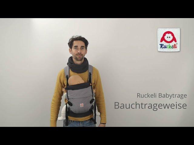 Ruckeli Babytrage - Bauchtrageweise