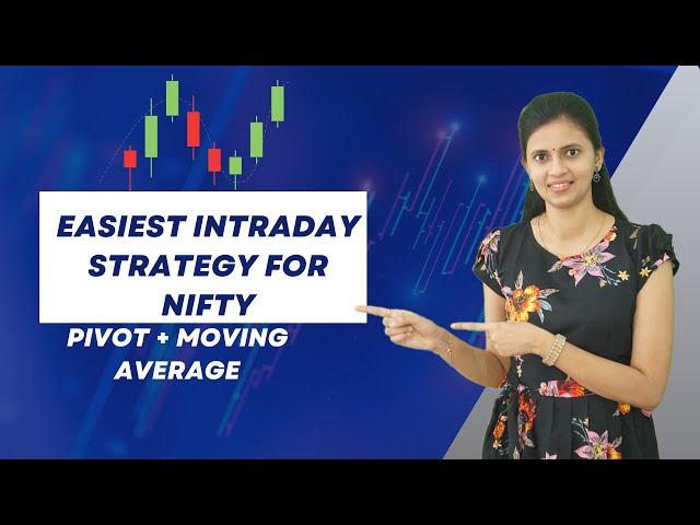 Easiest #intradaytradingstrategies for Nifty | Pivot + Moving average | CA Akshatha Udupa