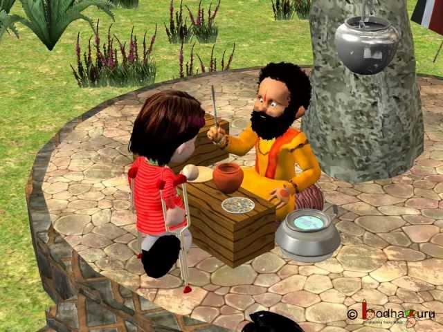 Story on magnets - Four crooks in a village - Part 1 - English | BodhaGuru stories