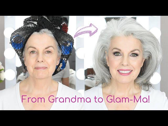 FROM GRANDMA TO GLAM-MA! Kerry-Lou shows how transformative makeup can be at ANY age!