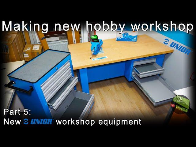 Making new hobby workshop part 5: New equipment from Unior Hand Tools [unbox/assembling/review]