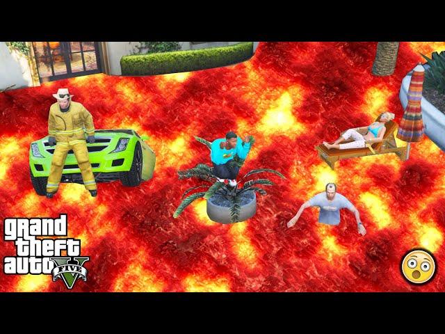 GTA 5 - The Floor is LAVA Part 2 (funny moments)