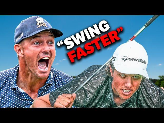 Bryson DeChambeau Teaches Me to Swing Faster!