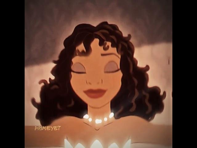 Princess TIANA LET’S HER HAIR DOWN️️‍ #princessandthefrog #disney #viralshorts #edit #capcut