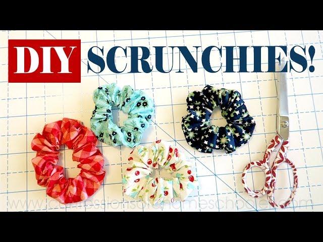 EASY DIY SCRUNCHIE // Sewing Tutorial!