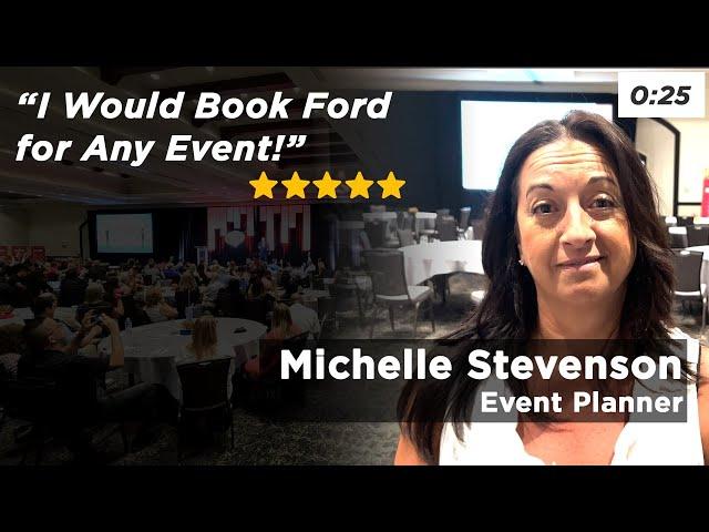 Meeting Planner Testimonial for Ford Saeks