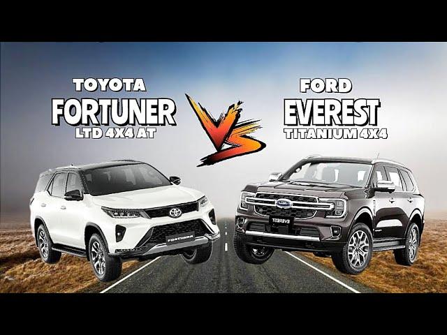 TOYOTA FORTUNER LTD 4X4 2024 vs FORD EVEREST TITANIUM 4X4 2024