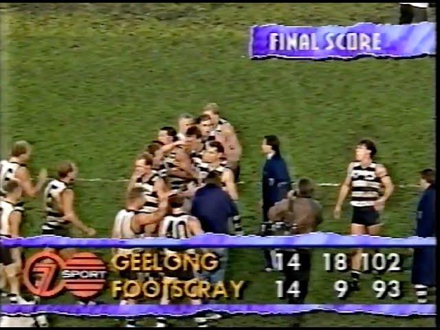 Round 15 1992 Geelong vs Footscray. **FULL GAME WITH ADS**