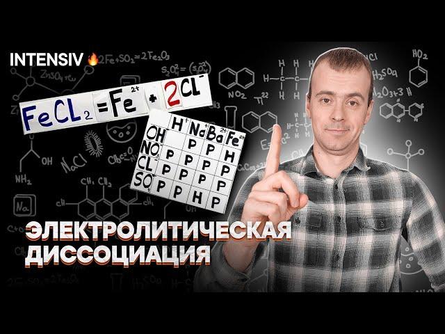 ЭЛЕКТРОЛИТИЧЕСКАЯ ДИССОЦИАЦИЯ ХИМИЯ 8 класс // Подготовка к ЕГЭ по Химии - INTENSIV