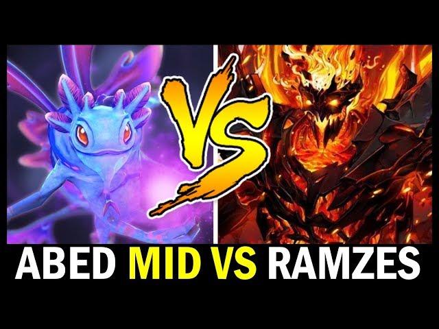 when ABED Mid vs RAMZES666 — Forcestaff Puck vs Shadow Fiend Dota2