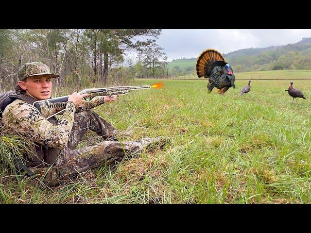 I CAN'T BELIEVE this Happened Turkey Hunting!! (Gobbler at 10 Yards)