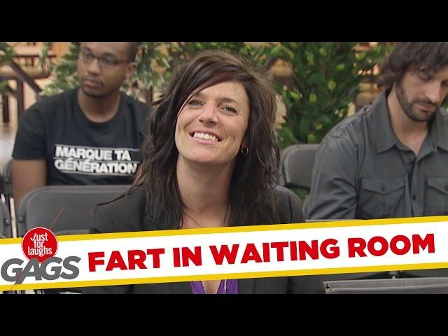 Old People Fart in Waiting Room !