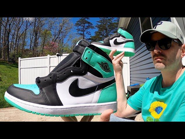 Air Jordan 1 High OG - GREEN GLOW - Military Blue 4 Materials Should Be This Good