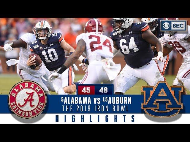 #5 Alabama vs #15 Auburn Highlights: Bama suffers HUGE loss in a wild 2019 Iron Bowl | CBS Sports