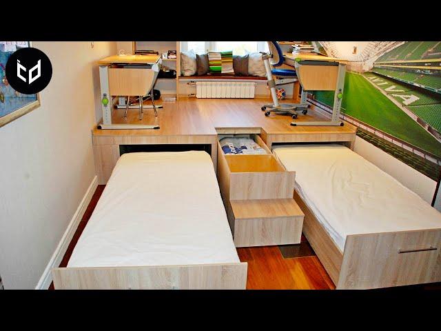 Fantastic Home Design Ideas with Space Saving Smart Furniture